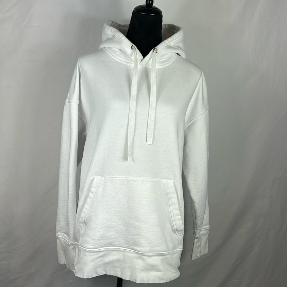 Athleta Rose Lace Tunic White Hoodie - Picture 5 of 11